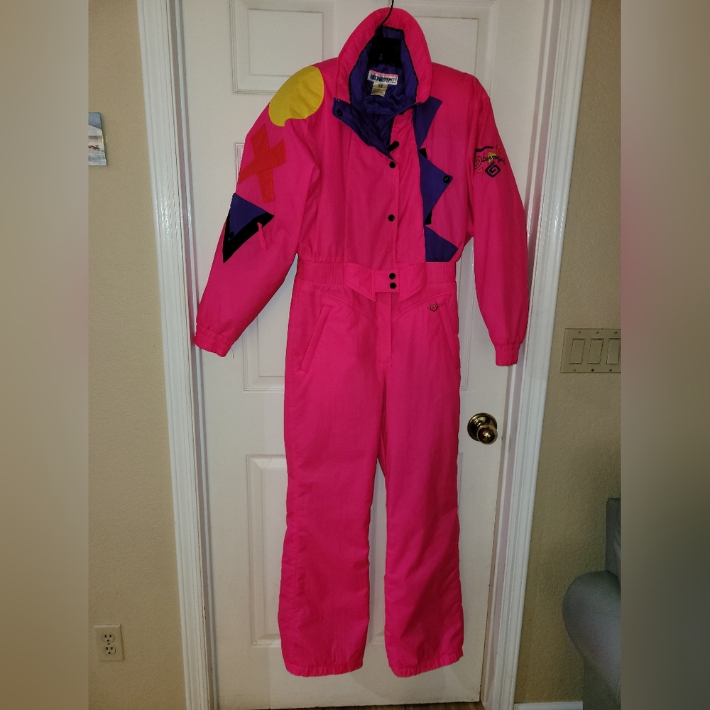 Vintage Obermeyer women's snowsuit.
